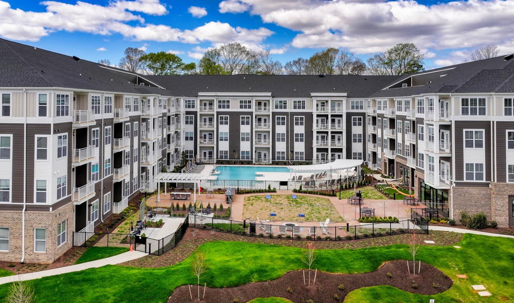 pool and outdoor amenities