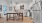 bright kitchen with island
