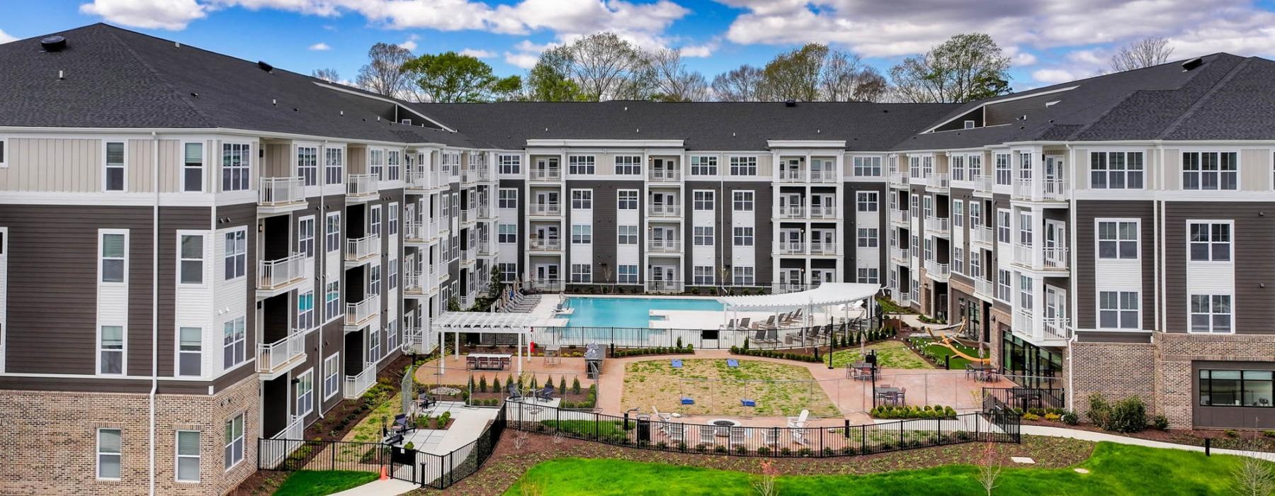 pool and outdoor amenities
